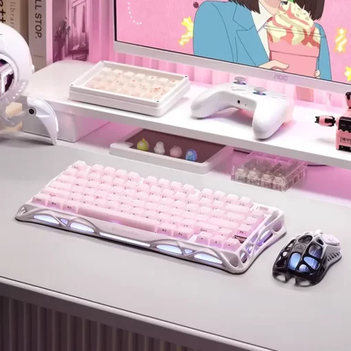GravaStar Mercury K1 Special Edition - Sakura Pink Gaming Keyboard