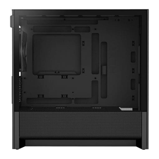 NZXT H3 Flow Black MATX Airflow Case - All Black, 1x F120Q (CV) Fan