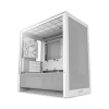 NZXT H3 Flow White MATX Airflow Case - All White, 1x F120Q (CV) Fan