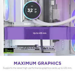 NZXT H9 Flow RGB White Large Dual-Chamber Mid-Tower ATX Airflow Case 13 H9 Flow RGB white pic 5