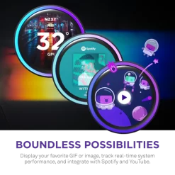 NZXT Kraken Elite 420 RGB V2 White AIO Liquid CPU Cooler - 2.72 inch IPS LCD & RGB, 420mm radiator, F420 RGB Core Fan 21 Kraken Elite 420 RGB V2 black pic 4