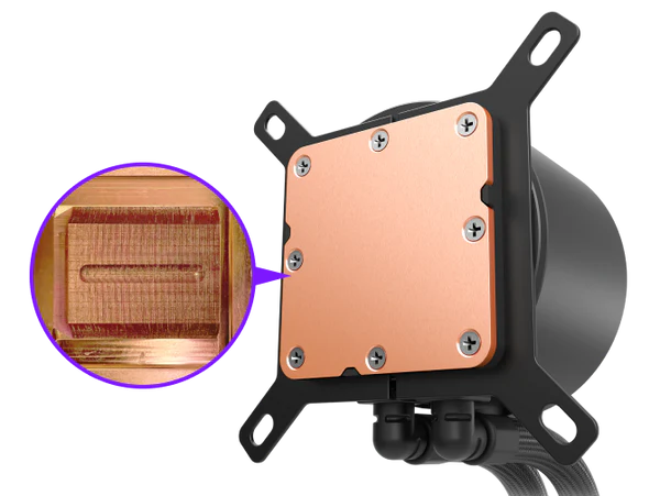 NZXT Kraken Plus 240 V2 Black AIO Liquid CPU Cooler - 1.54 inch LCD, 240mm radiator, F120P Static Pressure Fan 25 Kraken Plus Optimized Cold Plate