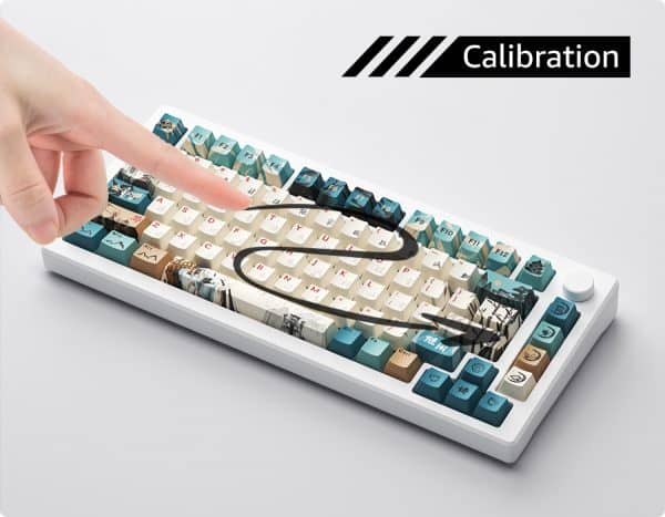 AKKO MOD007B-HE PC Joy of Life Keyboard - 75%, RGB backlit, USB Type C 8K Hz Polling Rate Rapid Trigger 19 MOD 007B HE PC Joy of Life Calibration 600x467 1