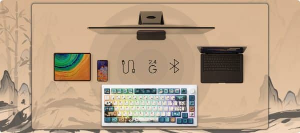 AKKO MOD007B-HE PC Joy of Life Keyboard - 75%, RGB backlit, USB Type C 8K Hz Polling Rate Rapid Trigger 28 MOD 007B HE PC Joy of Life XQ CT1 600x267 1