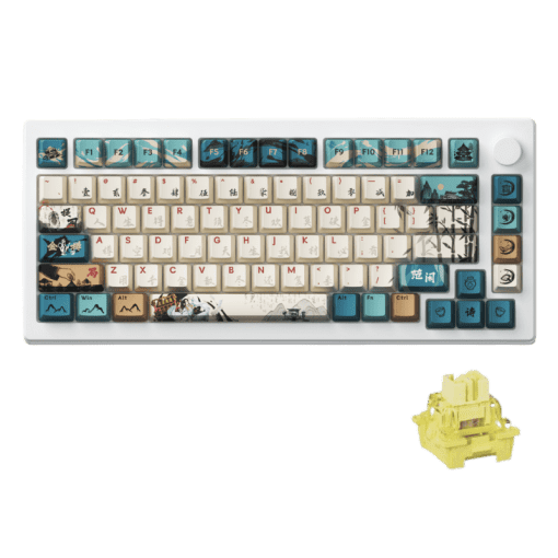 AKKO MOD007B-HE PC Joy of Life Keyboard - 75%, RGB backlit, USB Type C 8K Hz Polling Rate Rapid Trigger