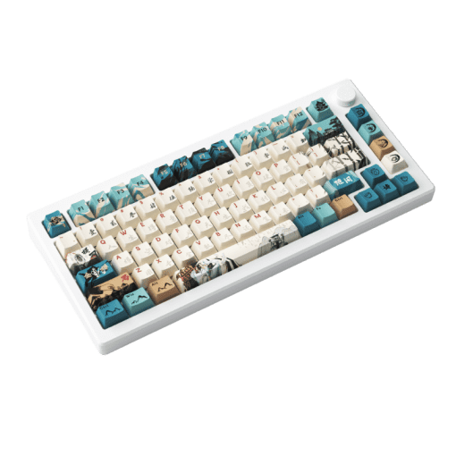 AKKO MOD007B-HE PC Joy of Life Keyboard - 75%, RGB backlit, USB Type C 8K Hz Polling Rate Rapid Trigger