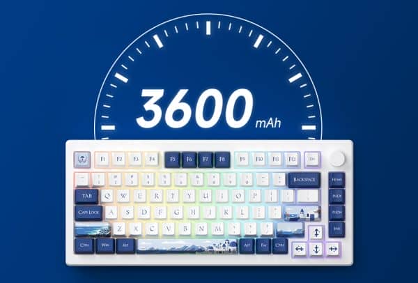 AKKO MOD007B-HE PC Santorini Sakura Pink Magnetic Switch Keyboard - 75%, RGB backlit, USB Type C 8K Hz Polling Rate Rapid Trigger 40 MOD007B PC Aegean Sea 3600 600x406 1