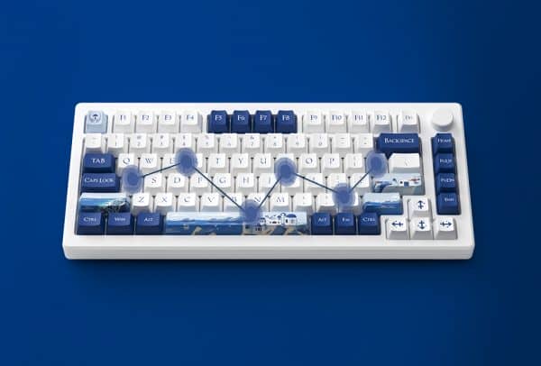 AKKO MOD007B-HE PC Santorini Sakura Pink Magnetic Switch Keyboard - 75%, RGB backlit, USB Type C 8K Hz Polling Rate Rapid Trigger 39 MOD007B PC Aegean Sea N Key Rollover GX 600x406 1