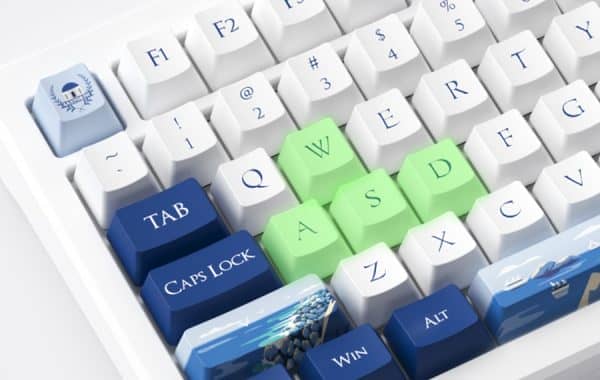 AKKO MOD007B-HE PC Santorini Sakura Pink Magnetic Switch Keyboard - 75%, RGB backlit, USB Type C 8K Hz Polling Rate Rapid Trigger 24 MOD007B PC Santorini XQ CT 1 600x380 1
