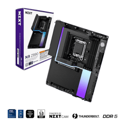 NZXT N9 Z890 Black Wi-Fi 7 Mainboard - Full Cover & RGB (N9-Z89XT-B1)
