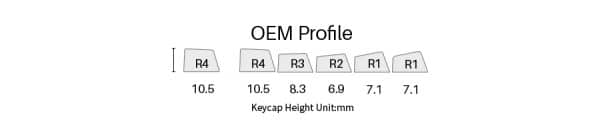 AKKO 5075B Plus Horizon SP Keyboard - 75%, Multi-modes, Gasket mount, RGB, Hotswap 13 OEM Profile 600x133 1