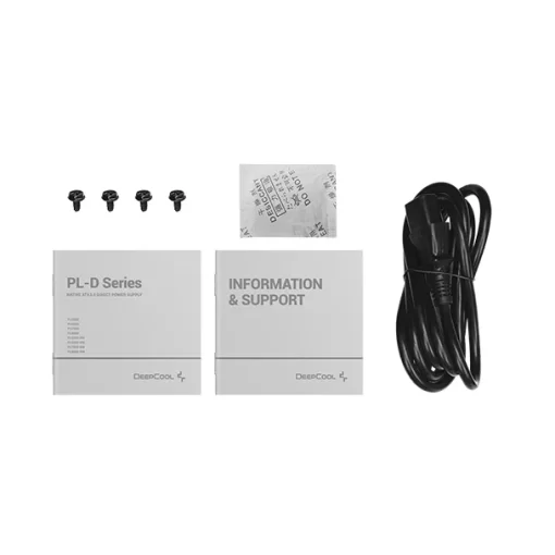 Deepcool PL-D series PL650D PSU - 650W, 80Plus Bronze, ATX12V V3.1 PCIe 5.1 (R-PL650D-FC0B-EU-V2)