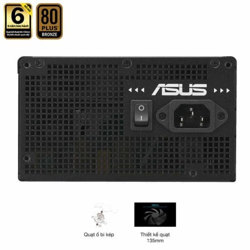 ASUS Prime 650B Black PSU - 650W Bronze, Dual Ball Fan Bearings, 135mm Fan Design