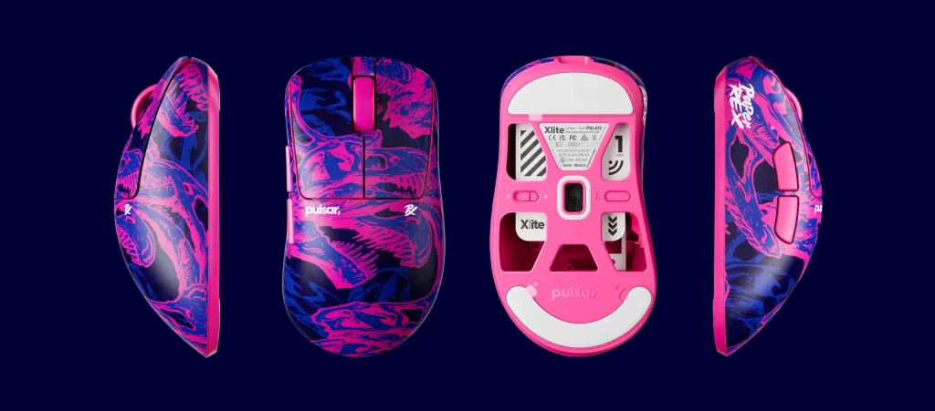 PRX Edition Xlitev4 Wireless Gaming Mouse mini dimension