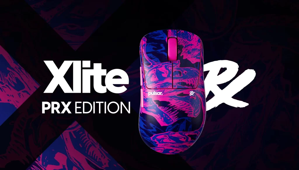 Pulsar Xlite v4 PRX Edition Wireless Gaming Mouse - 8KHz 14 PRX Edition Xlitev4 main 001