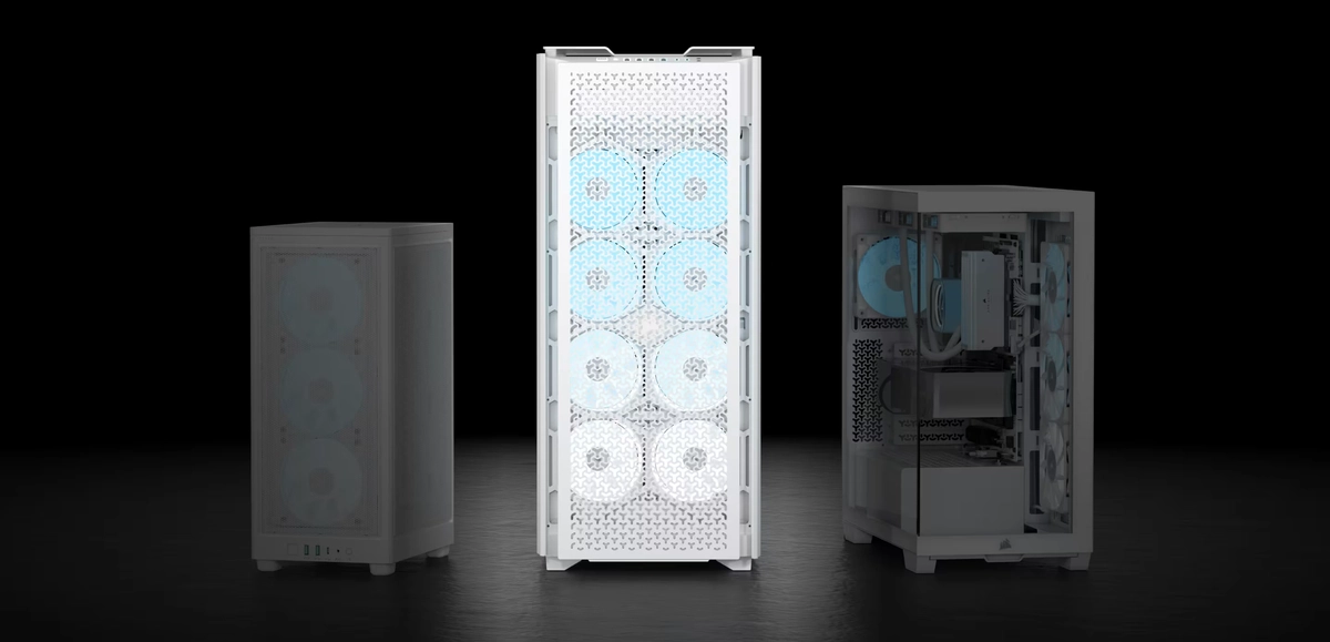 CORSAIR CORSAIR 9000D White RGB AIRFLOW Super Full-Tower PC Case 47 Panel02 Background 2x 1