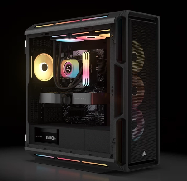 CORSAIR RMe Series RM1000e ATX 3.1 PCIe 5.1 (2025) Fully Modular PSU - 12V‑2×6 (GPU), 1000 Watt, 80 plus Gold, Low-Noise 31