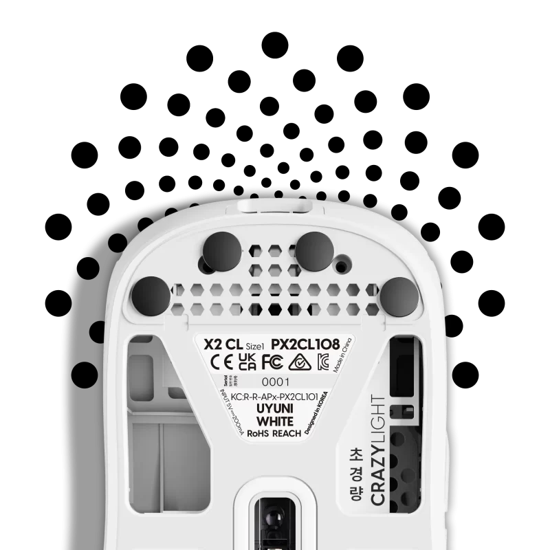 Pulsar X2 CrazyLight Ultra lightweight Gaming Mouse (8K dongle included) 83 Pulsar X2 CL Dot Skate n
