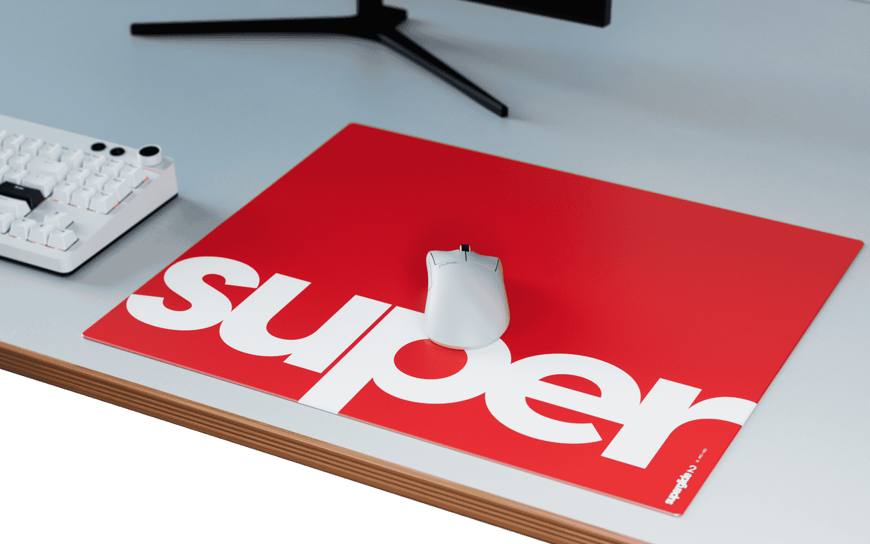Pulsar Superglide Glass V2 Mouse Pad - XL (490 x 420 x 1.5mm) 23 Pulsar Super Gilde Pad SGPXLR2 005