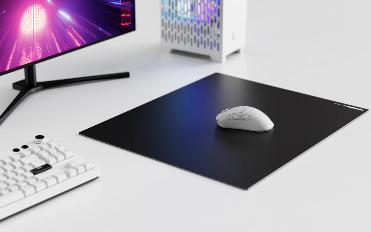 Pulsar Superglide Glass V2 Mouse Pad - XL (490 x 420 x 1.5mm) 25 Pulsar Super Gilde Pad SGPXLB2 005 1