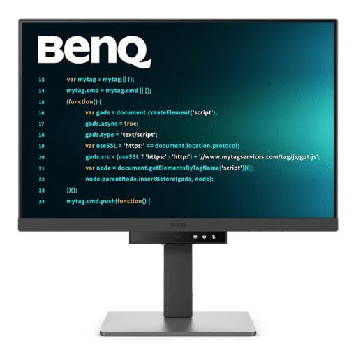 BenQ RD240Q Programming Monitor - 24.1 inch, WQXGA (2560x1600) 16:10, HDR10, IPS 60Hz, USB‑C 90W