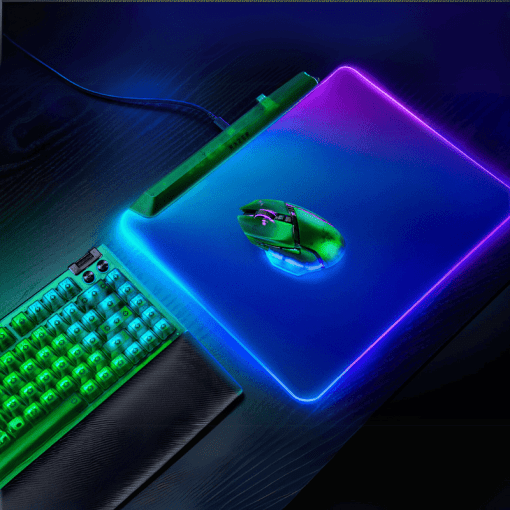 Razer Basilisk V3 Pro 35K Wireless Gaming Mouse - Phantom Green, 35000 DPI, Chroma RGB, HyperScroll Tilt Wheel
