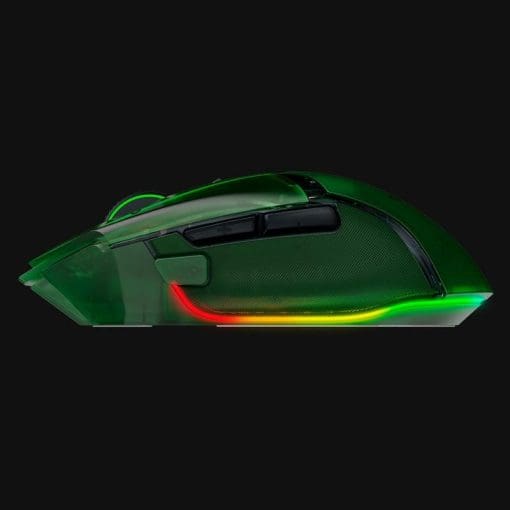 Razer Basilisk V3 Pro 35K Wireless Gaming Mouse - Phantom Green, 35000 DPI, Chroma RGB, HyperScroll Tilt Wheel