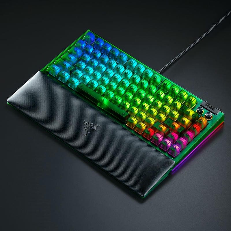 Razer BlackWidow V4 75% Phantom Green Tactile Gaming Mechanical Keyboard - Razer™ Orange Tactile Mechanical switches Gen-3 44 Razer BlackWidow V4 75 Phantom pic 2