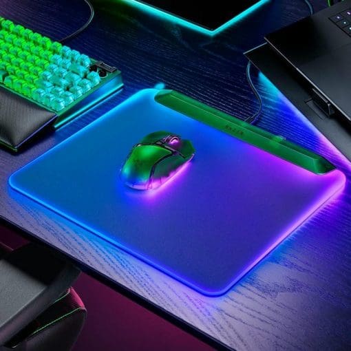 Razer  Firefly V2 Pro - Phantom Green - Fully Illuminated RGB Gaming Mouse Mat