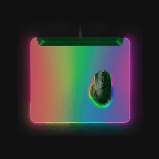 Razer  Firefly V2 Pro - Phantom Green - Fully Illuminated RGB Gaming Mouse Mat