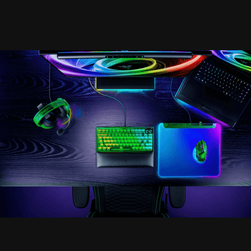 Razer  Firefly V2 Pro - Phantom Green - Fully Illuminated RGB Gaming Mouse Mat
