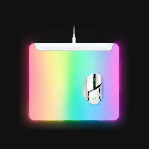 Razer  Firefly V2 Pro - White - Fully Illuminated RGB Gaming Mouse Mat