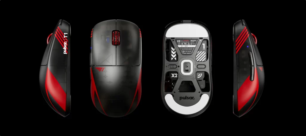 T1 Edition X2v3 Wireless Gaming Mouse mini dimension 1
