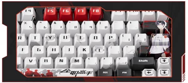 AKKO 5098B The King’s Avatar Ye Xiu Keyboard - 98%, TFT LCD screen, Multi-modes, Gasket mount, PBT Dye-Sub Keycaps, Hotswap, 8000mAh 26 The Kings Avatar 5098B – Ye Xiu XQ CT2 600x267 1