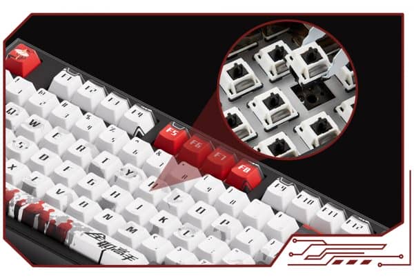 AKKO 5098B The King’s Avatar Ye Xiu Keyboard - 98%, TFT LCD screen, Multi-modes, Gasket mount, PBT Dye-Sub Keycaps, Hotswap, 8000mAh 40 The Kings Avatar 5098B – Ye Xiu XQ XT 1 600x406 1