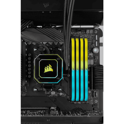 CORSAIR VENGEANCE RGB RS 8GB Memory Kit - Black, 8GB (1x8GB) 3600MHz C18 (CMG8GX4M1D3600C18)