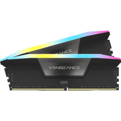 CORSAIR Vengeance RGB 96GB Memory Kit - Black, 96GB (2x48GB) DDR5, 6000MHz, CL36 DDR5 (CMH96GX5M2E6000C36)