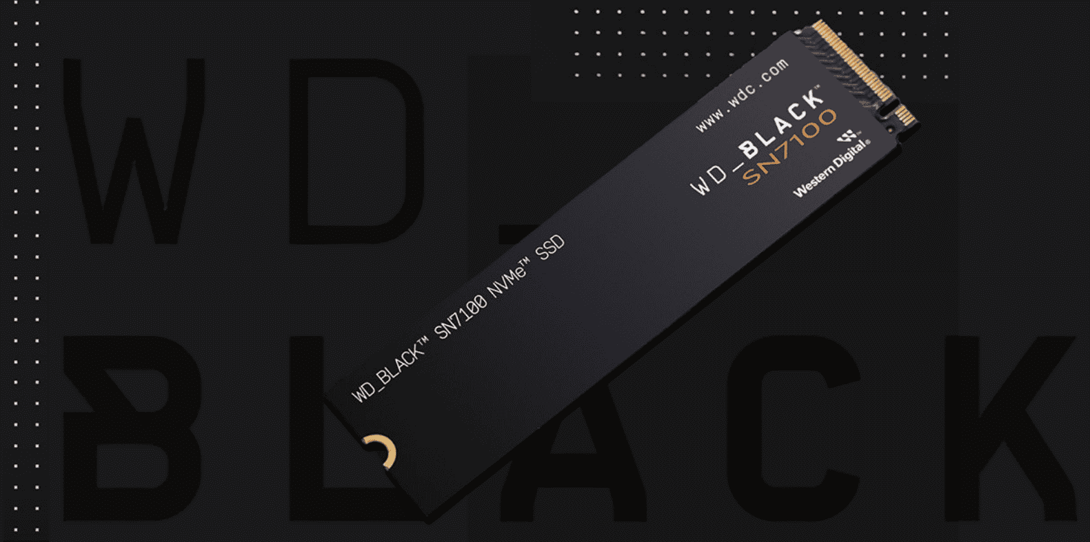 Western Digital WD_BLACK SN7100 1TB (WDS100T4X0E) SSD - M.2 NVMe, PCIe Gen4 x4 12 WD Black SN7100 2 bg mb