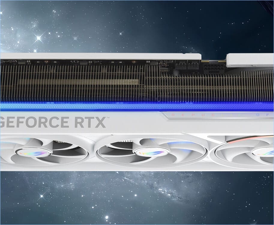 ASUS ROG Astral GeForce RTX 5080 WHITE OC Edition 16GB GDDR7 (ROG-ASTRAL-RTX5080-O16G-WHITE) Graphics Card 48 aura