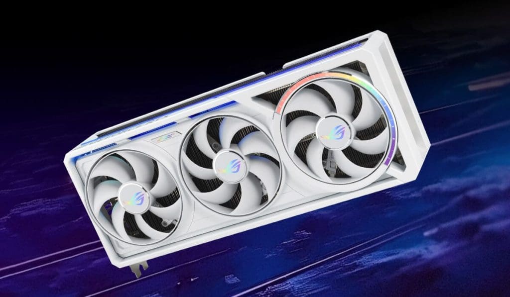 ASUS ROG Astral GeForce RTX 5080 WHITE OC Edition 16GB GDDR7 (ROG-ASTRAL-RTX5080-O16G-WHITE) Graphics Card 67 aurasync