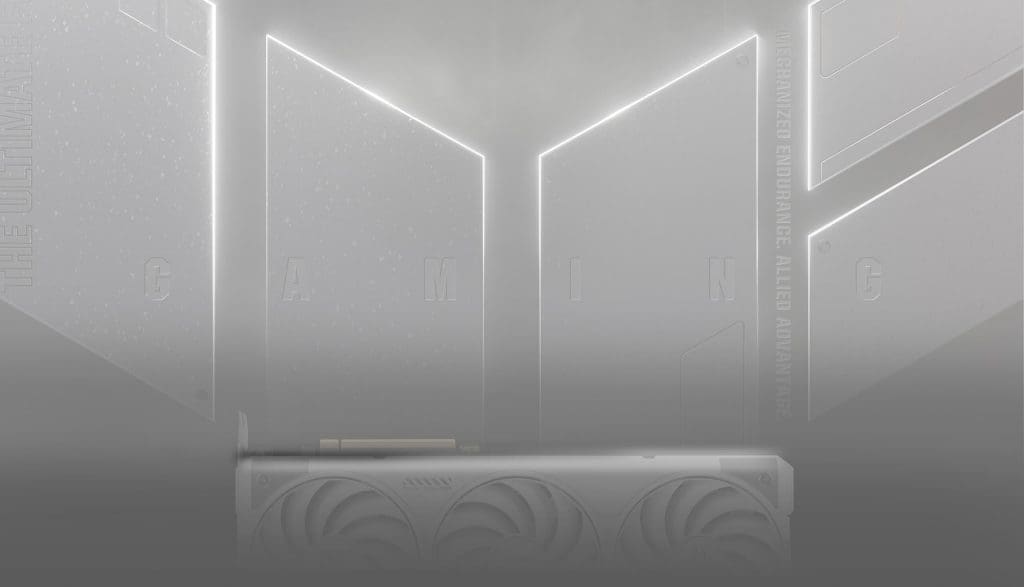 ASUS TUF Gaming GeForce RTX 5070Ti White OC Edition 16GB GDDR7 (TUF-RTX5070TI-O16G-WHITE-GAMING) Graphics Card 25 bg light