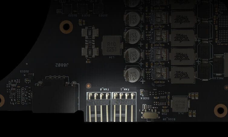 ASUS ROG Astral GeForce RTX 5080 WHITE OC Edition 16GB GDDR7 (ROG-ASTRAL-RTX5080-O16G-WHITE) Graphics Card 65 fanconnect ii
