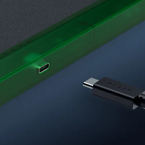 Razer Firefly V2 Pro - Phantom Green - Fully Illuminated RGB Gaming Mouse Mat 19 firefly v2 pro detachable usb