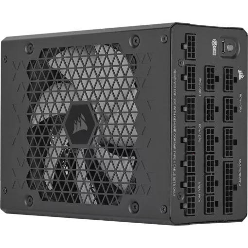 CORSAIR HX Series HX1500i ATX 3.1 PCIe 5.1 (2025) Fully Modular PSU - Dual 12V‑2×6 (GPU), 1200 Watt, 80 plus Platinum, Low-Noise