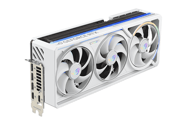 ASUS ROG Astral GeForce RTX 5080 WHITE OC Edition 16GB GDDR7 (ROG-ASTRAL-RTX5080-O16G-WHITE) Graphics Card 60 metal case