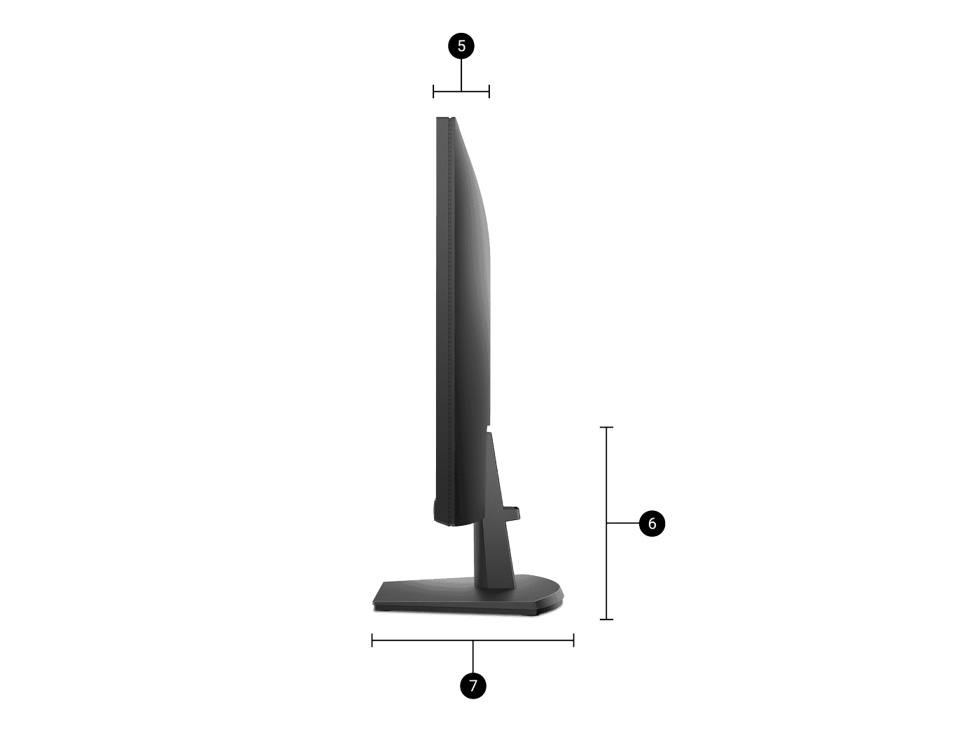 monitor se2425hm dimensions and weight r