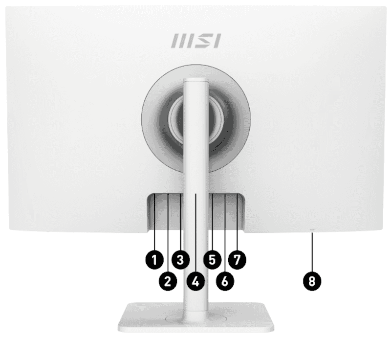 MSI Modern MD272QXPW Monitor - 27 inch, IPS16:9 WQHD (2560 x 1440) 100Hz 1ms (MPRT) 65 msi md272qxpw i.o