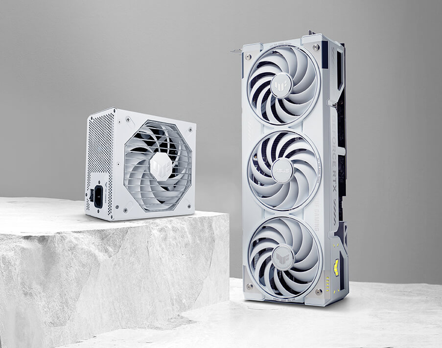 ASUS TUF Gaming GeForce RTX 5070Ti White OC Edition 16GB GDDR7 (TUF-RTX5070TI-O16G-WHITE-GAMING) Graphics Card 35 Dual Bio
