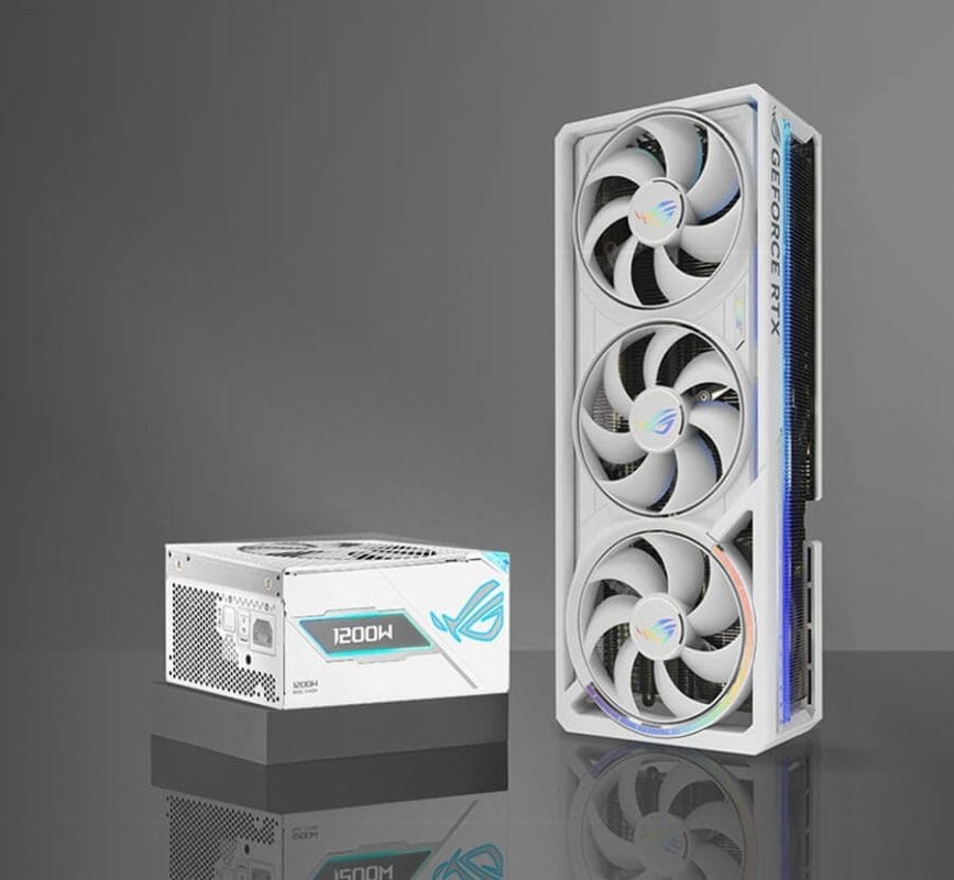 ASUS ROG Astral GeForce RTX 5080 WHITE OC Edition 16GB GDDR7 (ROG-ASTRAL-RTX5080-O16G-WHITE) Graphics Card 33 psu