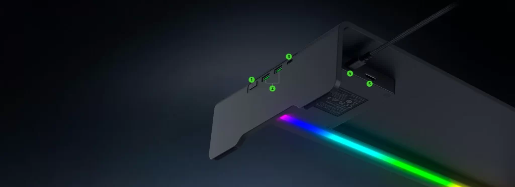 razer monitor stand chroma port desktop